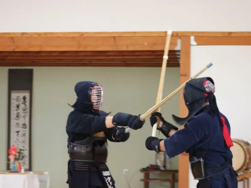 Kendokas en armure en action