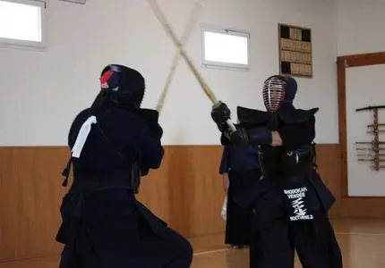 Kendokas en armure en action